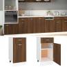 Drawer Bottom Cabinet Brown Oak 40x46x81.5 cm Engineered Wood Colour brown oak Quantity in Package 1 Model 1x bottom cabinet (1 door 1 drawer) 40 cm Number of 