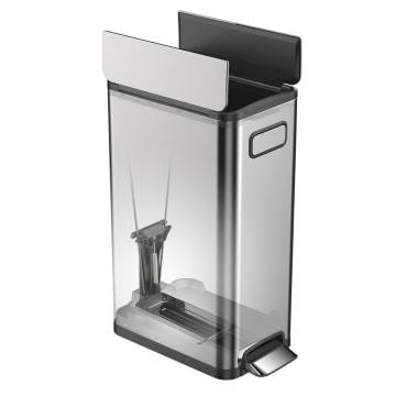 EKO Step Bin Ecofly 45 L Silver - Perfect for Small Spaces