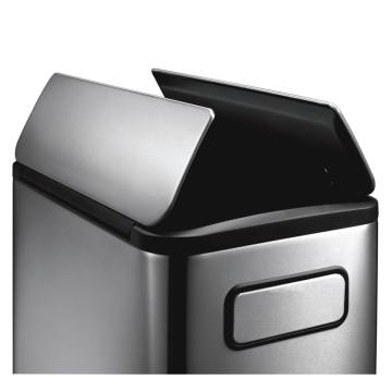 EKO Step Bin Ecofly 45 L Silver - Perfect for Small Spaces