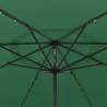 Outdoor Parasol with LED Lights - 400 cm Green | HipoMarket