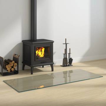 Fireplace Glass Plate Rectangular 120x50 cm - HipoMarket