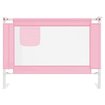 Toddler Safety Bed Rail Pink 90x25 cm - Optimal Protection