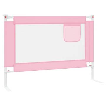 Toddler Safety Bed Rail Pink 90x25 cm - Optimal Protection