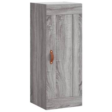 Wall Mounted Grey Sonoma Cabinet | Stylish Storage Solution