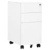 Mobile File Cabinet White 30x45x59 cm Steel Colour white Quantity in Package 1 