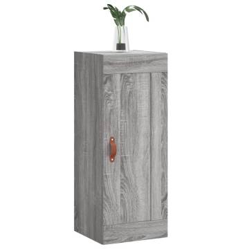 Wall Mounted Grey Sonoma Cabinet | Stylish Storage Solution