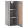 Wall Mounted Grey Sonoma Cabinet | Stylish Storage Solution