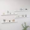 Wall Shelves 4 pcs White 115x9x3 cm Colour white Size 115 x 9 x 3 cm Quantity in Package 4 Number of Pieces 1 