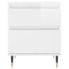 High Gloss White Bedside Cabinet | Stylish & Durable Design