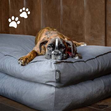 Madison Dog Lounge Panama 120x90 cm - Eco-Friendly Grey Bed