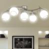 Stylish Ceiling Lamp with Glass Shades for E14 Bulbs | HipoMarket