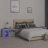 Bedside Cabinets 2 pcs with LED Lights Grey Sonoma 70x36.5x40 cm Colour grey sonoma Quantity in Package 1 