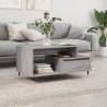 Coffee Table Grey Sonoma 90x49x45 cm Engineered Wood Colour grey sonoma Quantity in Package 1 