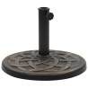 Parasol Base Round Polyresin 19 kg Bronze Quantity in Package 1 Weight 19 kg Shape round 