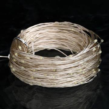 LED String with 150 LEDs - Cold White 15m for All Occasions