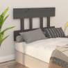 Stylish Grey Bed Headboard - Solid Pine Wood | HipoMarket