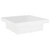 Stylish White Coffee Table - 90x90x28 cm - Durable Design