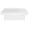 Stylish White Coffee Table - 90x90x28 cm - Durable Design