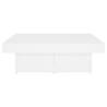 Stylish White Coffee Table - 90x90x28 cm - Durable Design