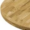 Solid Oak Wood Round Table Top - 400mm Diameter | Hipo Market