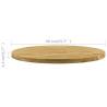 Solid Oak Wood Round Table Top - 400mm Diameter | Hipo Market