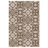 Esschert Design Outdoor Rug 182x122 cm Portuguese Tiles Colour brown 