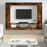 TV Cabinet Smoked Oak 152x22x113 cm Engineered Wood Colour smoked oak Quantity in Package 1 