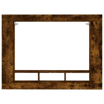 Stylish Smoked Oak TV Cabinet - 152x22x113 cm | Hipo Market