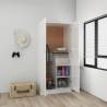 High Gloss White Wardrobe - Stylish Storage Solution