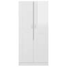 High Gloss White Wardrobe - Stylish Storage Solution