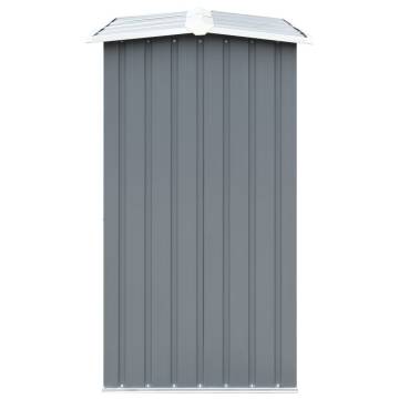 Durable Garden Log Storage Shed - Galvanised Steel 172x91 cm