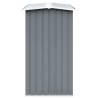 Durable Garden Log Storage Shed - Galvanised Steel 172x91 cm