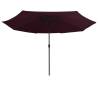 Outdoor Parasol 400 cm Bordeaux Red - Durable & Stylish Shade