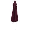 Outdoor Parasol 400 cm Bordeaux Red - Durable & Stylish Shade