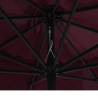 Outdoor Parasol 400 cm Bordeaux Red - Durable & Stylish Shade