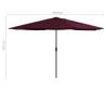 Outdoor Parasol 400 cm Bordeaux Red - Durable & Stylish Shade