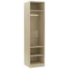 Sonoma Oak Wardrobe - Compact Design | Hipo Market