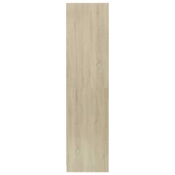 Sonoma Oak Wardrobe - Compact Design | Hipo Market