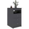 Stylish Grey Drawer Cabinet - Compact Storage Solution | HipoMarket