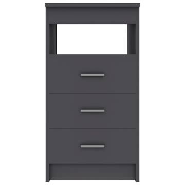 Stylish Grey Drawer Cabinet - Compact Storage Solution | HipoMarket