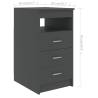 Stylish Grey Drawer Cabinet - Compact Storage Solution | HipoMarket