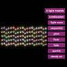 LED Star Curtain Fairy Lights - 500 Colorful LEDs & 8 Functions