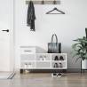 High Gloss White Shoe Cabinet | Durable & Stylish Storage