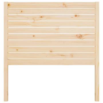 Stylish Solid Wood Pine Bed Headboard - 81x4x100 cm