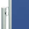 Patio Retractable Side Awning 200x600 cm - Blue | Hipomarket