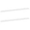 White Wall Shelves (2 pcs) - 100x9x3 cm | Hipo Market