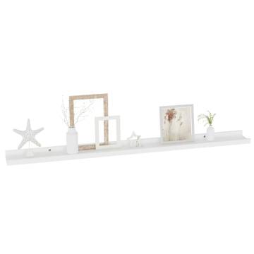 White Wall Shelves (2 pcs) - 100x9x3 cm | Hipo Market