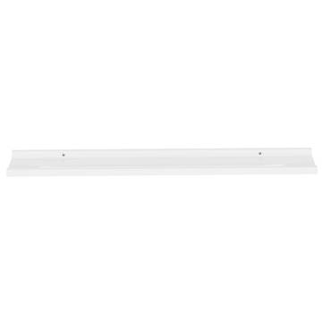 White Wall Shelves (2 pcs) - 100x9x3 cm | Hipo Market