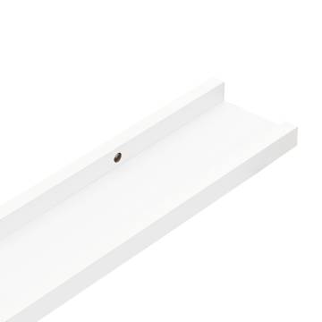 White Wall Shelves (2 pcs) - 100x9x3 cm | Hipo Market