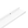 White Wall Shelves (2 pcs) - 100x9x3 cm | Hipo Market